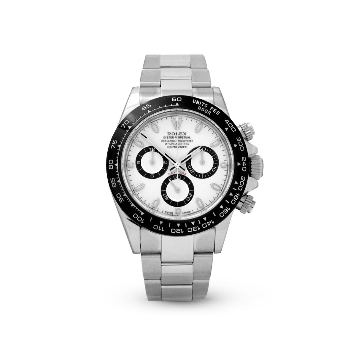 Unworn Dec 2021 Rolex Daytona Panda 116500LN 116500 White Dial Oyster