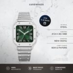 New Jun 2026 Cartier Santos Medium WSSA0061 Green