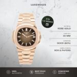 Mint 2018 Patek Philippe Nautilus 5711/1R-001 Brown