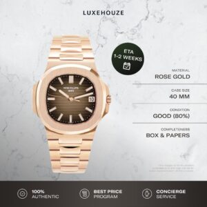 Mint 2018 Patek Philippe Nautilus 5711/1R-001 Brown
