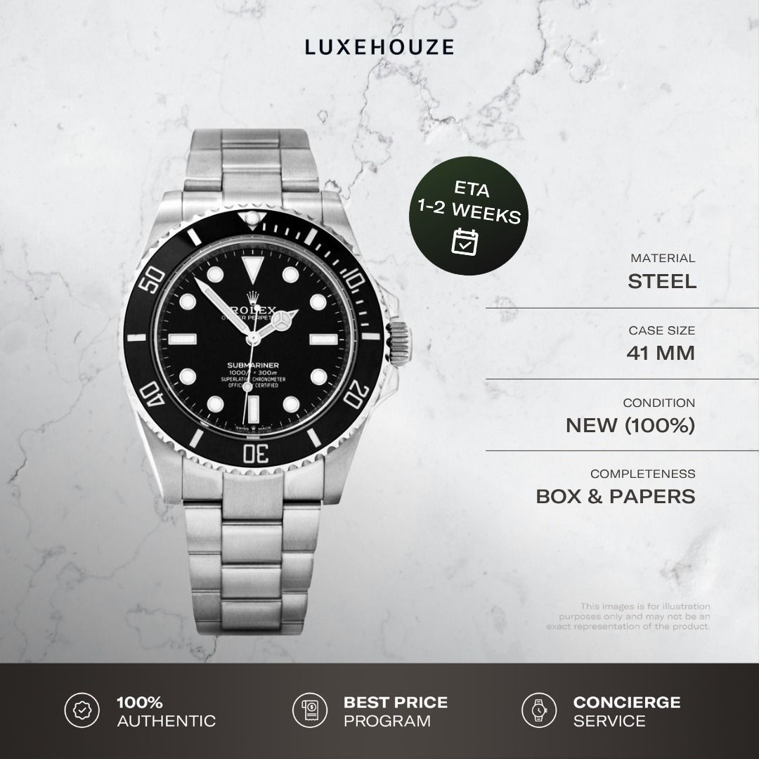New May 2026 Rolex Submariner 124060 Black Dial Oyster