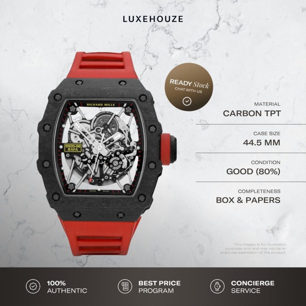 Mint 2019 Richard Mille RM35-02 Black Carbon TPT