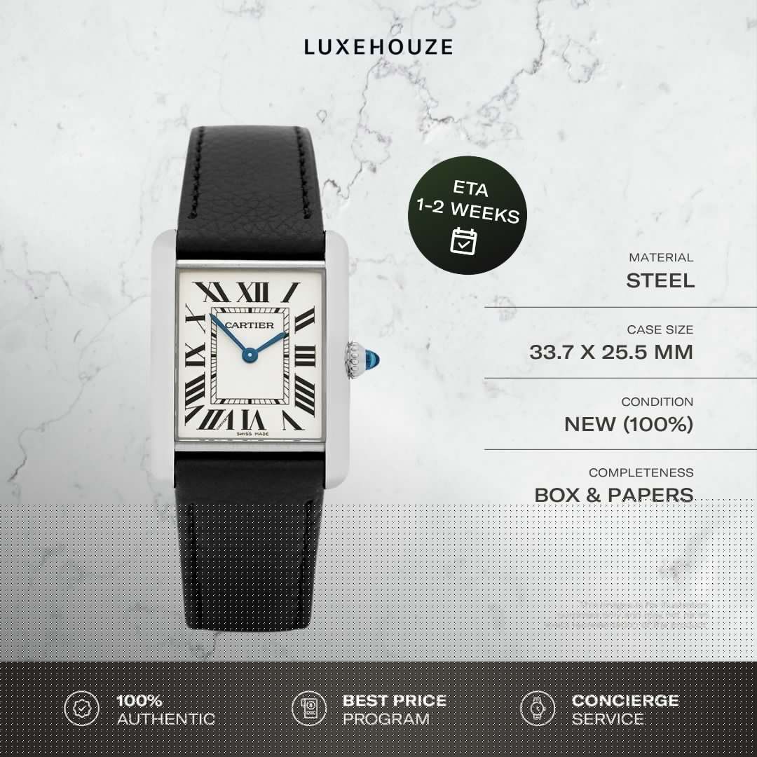 New Sep 2026 Cartier Tank Must Large WSTA0136 Silver