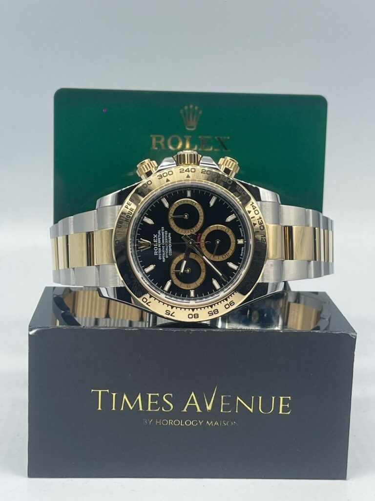 Brand New 2025 Nov Rolex Daytona Two Tone Yellow Gold Daytona 126503 "Black"