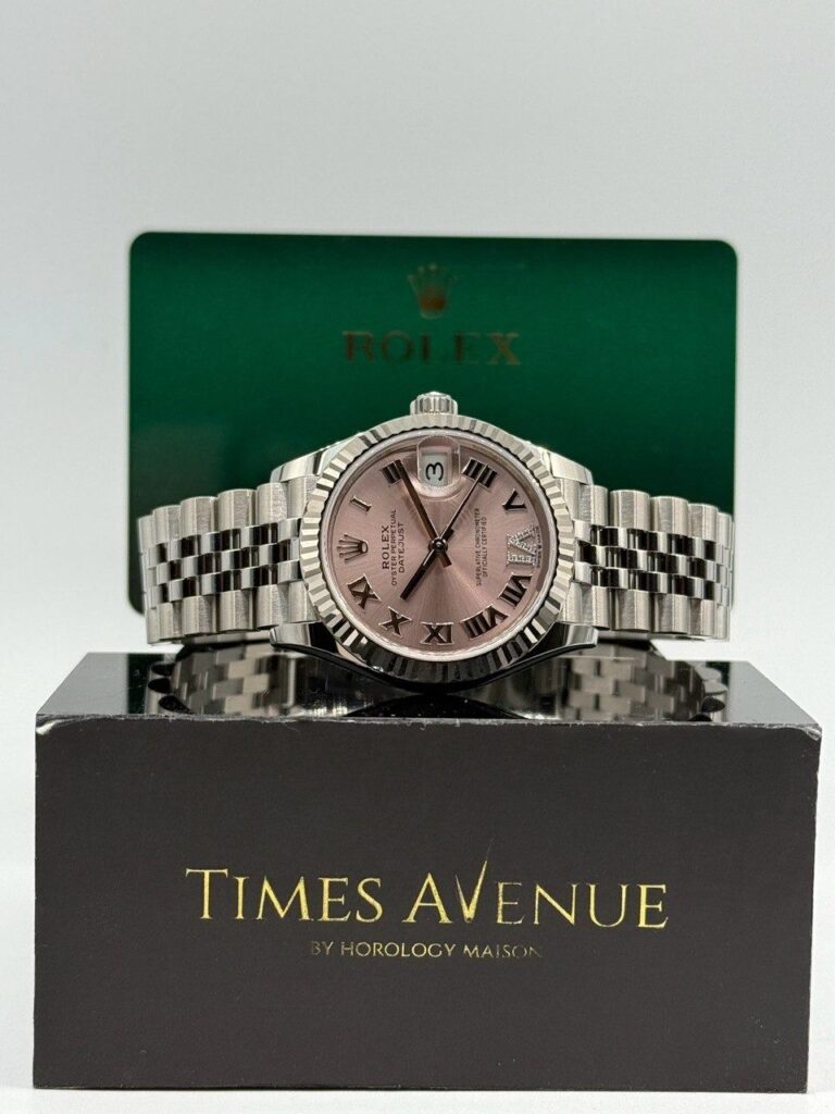 Brand New 2026 Jan Rolex Datejust 31 Stainless Steel Jubilee Fluted Bezel 278274 "Pink Roman Diamond VI"
