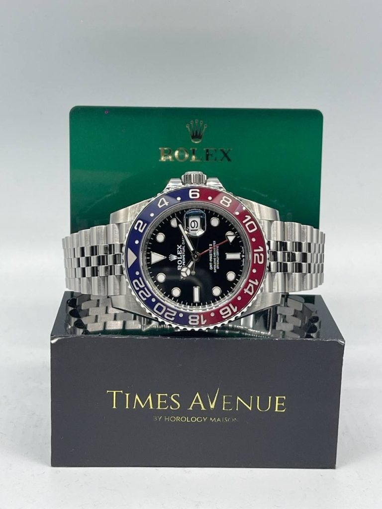 Preowned 2022 Dec Discontinued Rolex GMT Master 2 Stainless Steel 126710BLRO Jubilee "Pepsi”