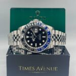 Preowned 2021 Feb Rolex GMT Master 2 Stainless Steel 126710BLNR Jubilee"Batgirl"