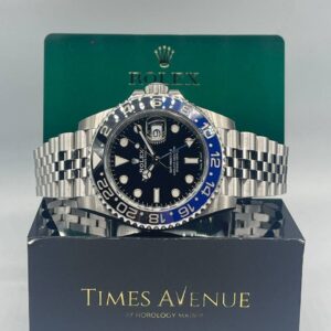 Preowned 2021 Feb Rolex GMT Master 2 Stainless Steel 126710BLNR Jubilee"Batgirl"