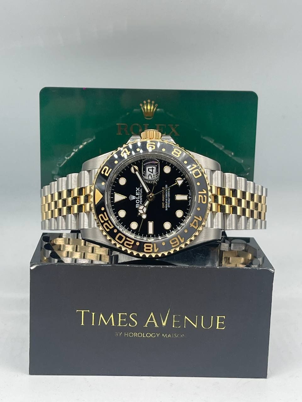 Mint 2024 May Rolex GMT Master 2 Two Tone Yellow Gold 126713GRNR Jubilee “Guinness”