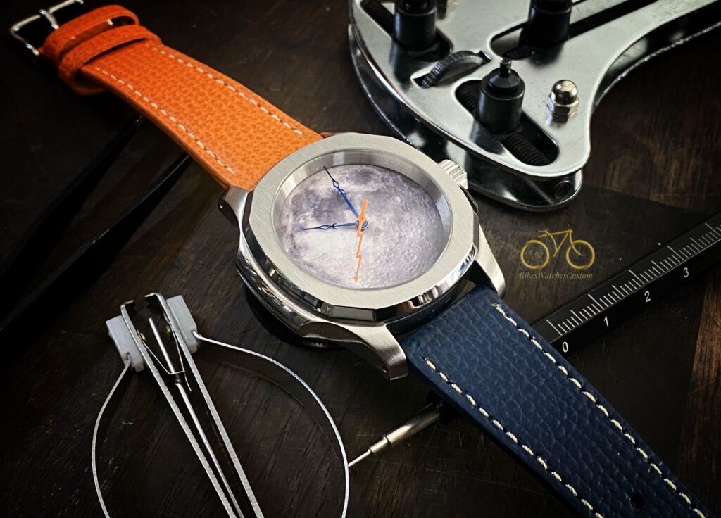 Custom Mechanical NH Movement Auto Watch by BikesWatchesCustom