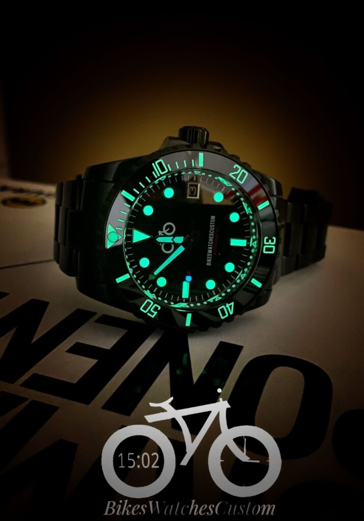 Custom Mechanical NH movement Auto Watch by BikesWatchesCustom