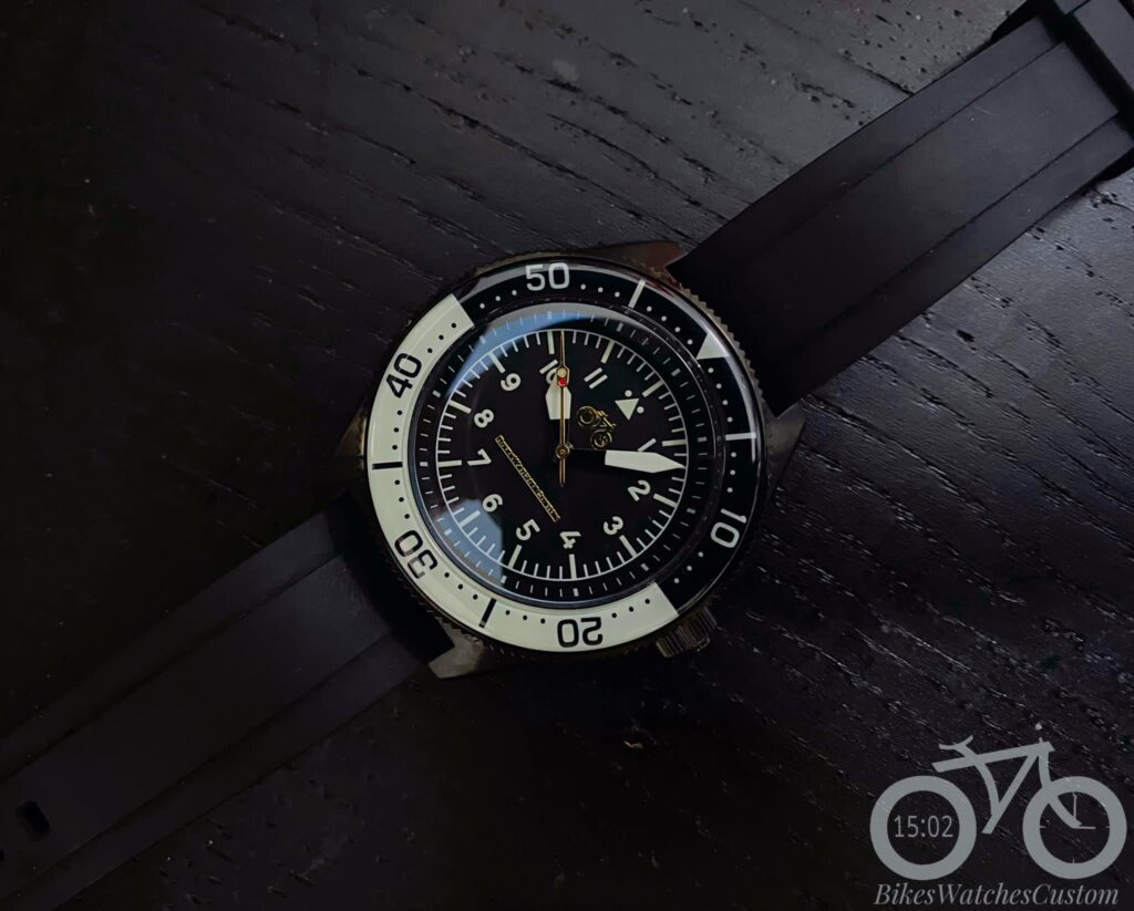 Custom Mechanical NH Movement Auto Watch by BikesWatchesCustom