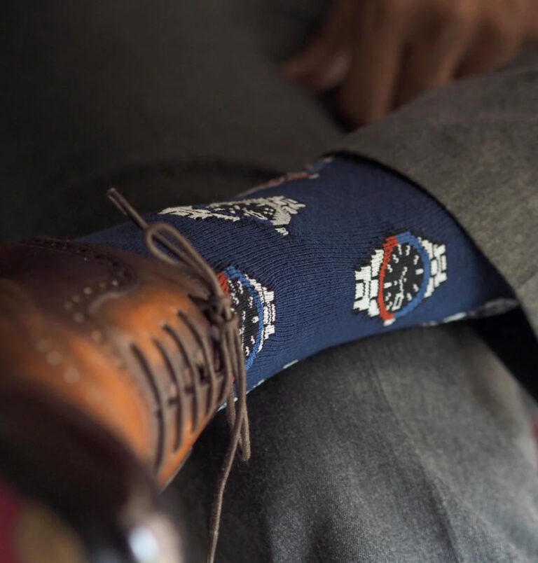 Watch design socks