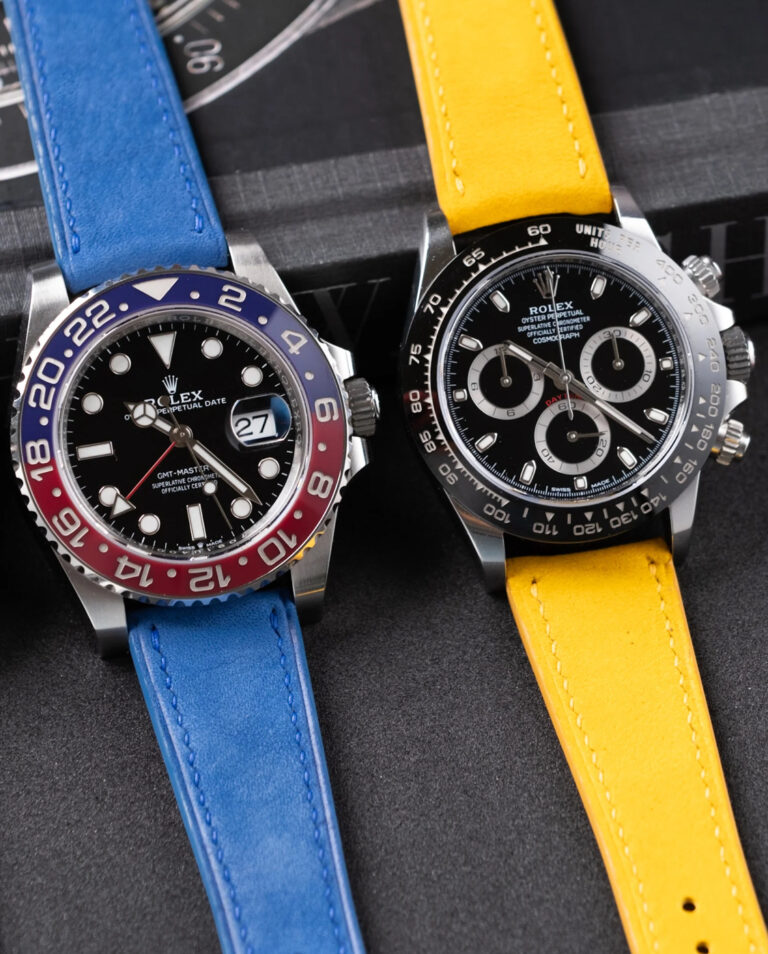 JAUNE NUBUCK STRAP on Rolex