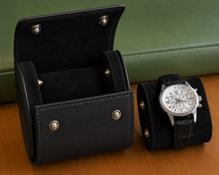 Portable classy watch travel storage case holder display box