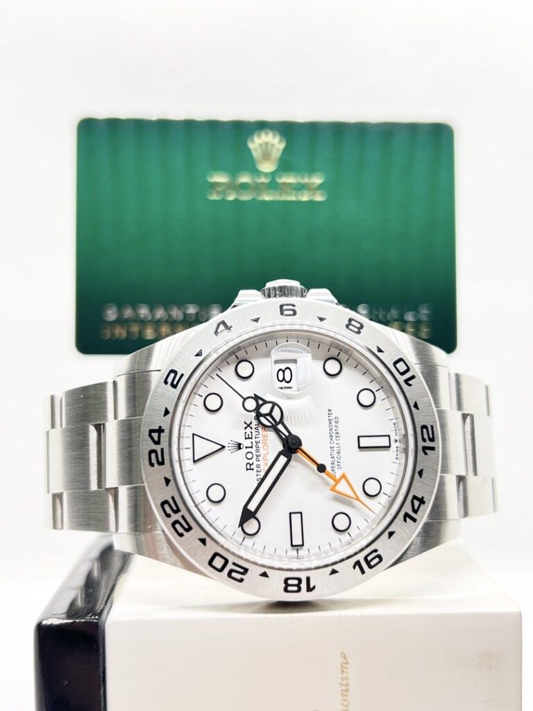 Brand New Rolex Oyster Explorer II 226570 "Polar" White Dial Automatic Steel Casing Bracelet ( NOS, Nov 24 )