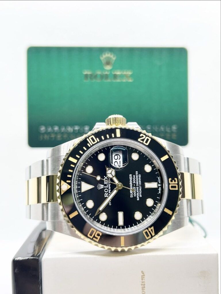 Pre Owned Rolex Oyster Submariner 126613LN Black Dial Automatic Steel Casing Bracelet ( Nov 24 )