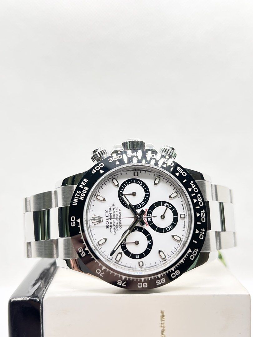 Pre Owned Rolex Oyster Daytona 116500LN “Panda” White Dial Automatic Steel Casing Bracelet ( Sept 19 )