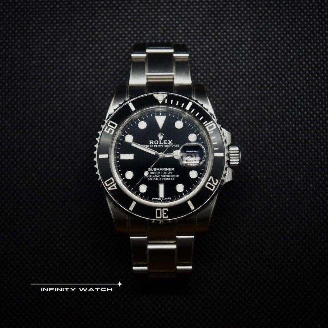 (NOV 2016) Rolex Submariner Date Black Oyster Steel 116610LN