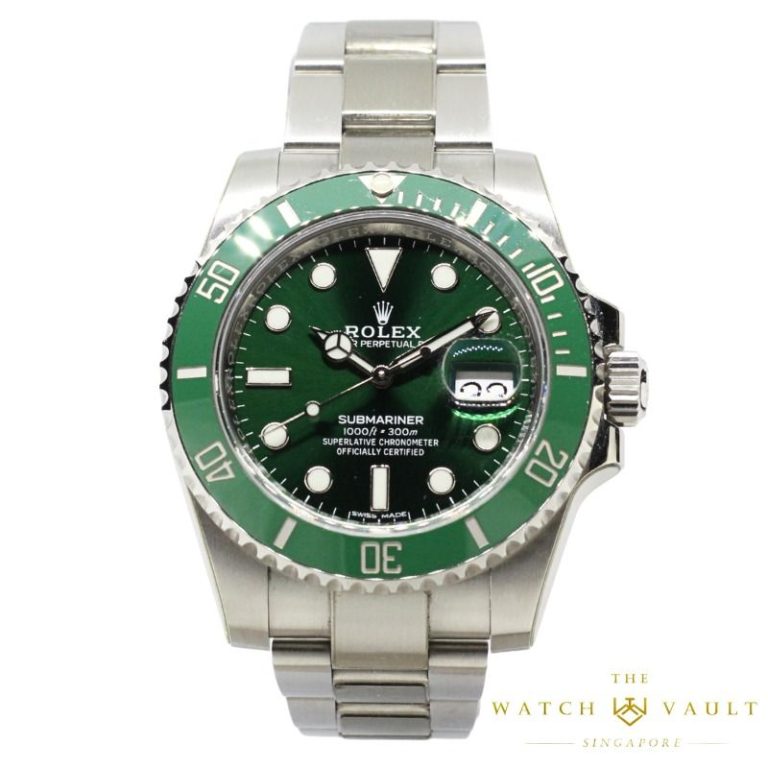 Rolex 116610LV Submariner Hulk (Aug 2019)